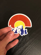 Load image into Gallery viewer, Colorado flag logo sticker printed 3&quot;

