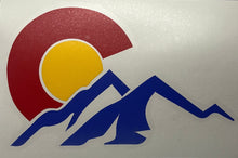 Load image into Gallery viewer, Colorado C over Mountains Sticker Decal
