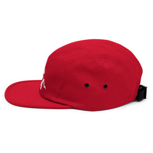 Five Panel Cap with White Colorado C over Mountains