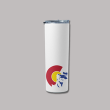 Load image into Gallery viewer, Colorado 20 oz Skinny Tumbler with Straw
