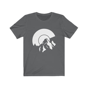 Colorado White Logo C Flag Mountain T-Shirt