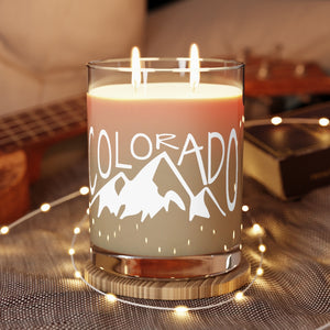 Colorado Mountain Graphic Scented Candle