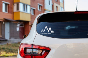 Mountains, please Sticker Decal