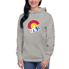 Load image into Gallery viewer, Colorado Mountains Hoodie with Sleeve Colorado
