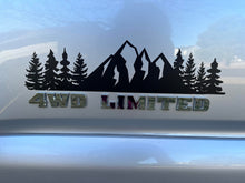 Load image into Gallery viewer, Mountain Trees Car Emblem Graphic Vehicle Sticker
