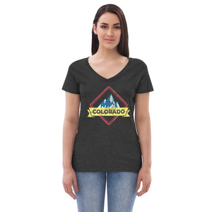 Women’s Colorado Distressed V-neck T-shirt