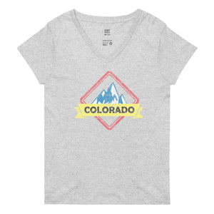 Women’s Colorado Distressed V-neck T-shirt